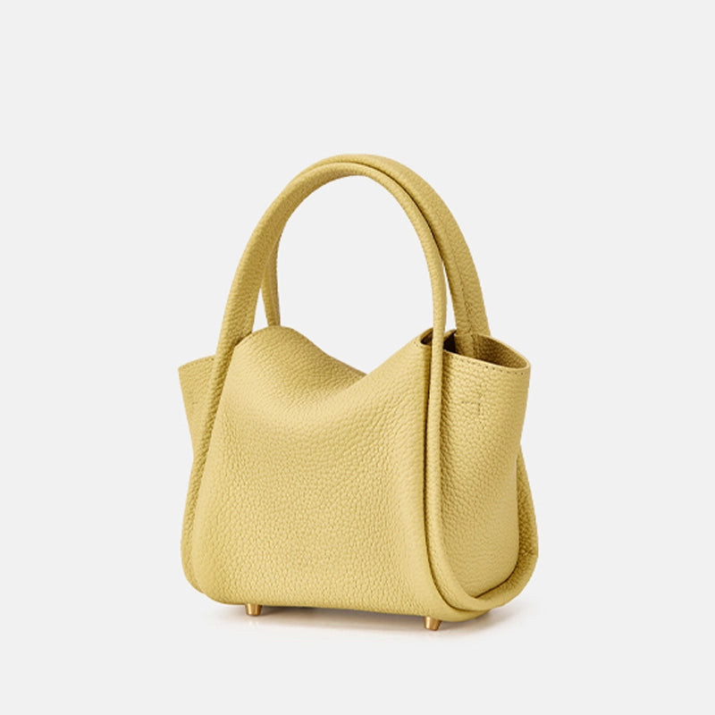 ooobag pastel yellow vegan leather crossbody bag