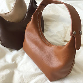 ooobag brown leather hobo bag