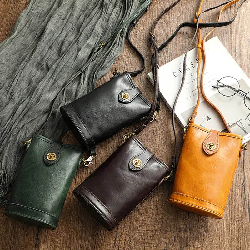 ooobag buckle leather phone bags