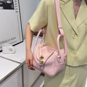 ooobag pastel pink leather ccrossbody bag