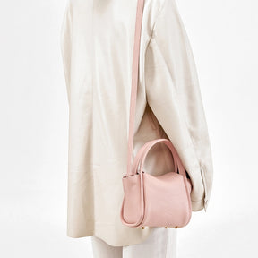 ooobag pastel pink vegan leather crossbody bag