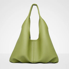 ooobag green vegan leather shoulder bags