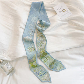 OOOBAG™ Long Silk Scarf Multi-Purpose Versatile Decorative Ribbon