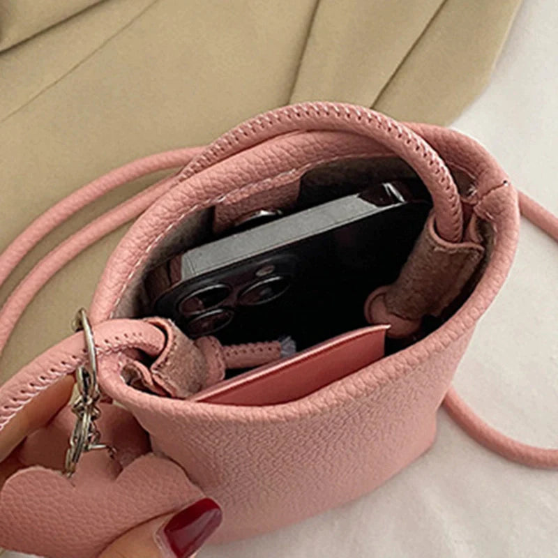 OOOBAG™ Vegan Leather Cell Phone Crossbody Bag, 6 Colors